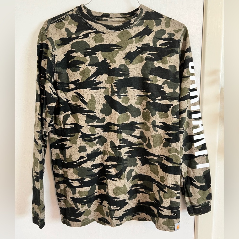 Carhartt Camouflage Loose Fit Long Sleeve Tee